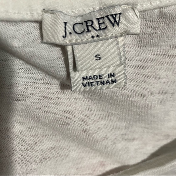 J Crew White Tank Top With Tie Front - Picture 5 of 5